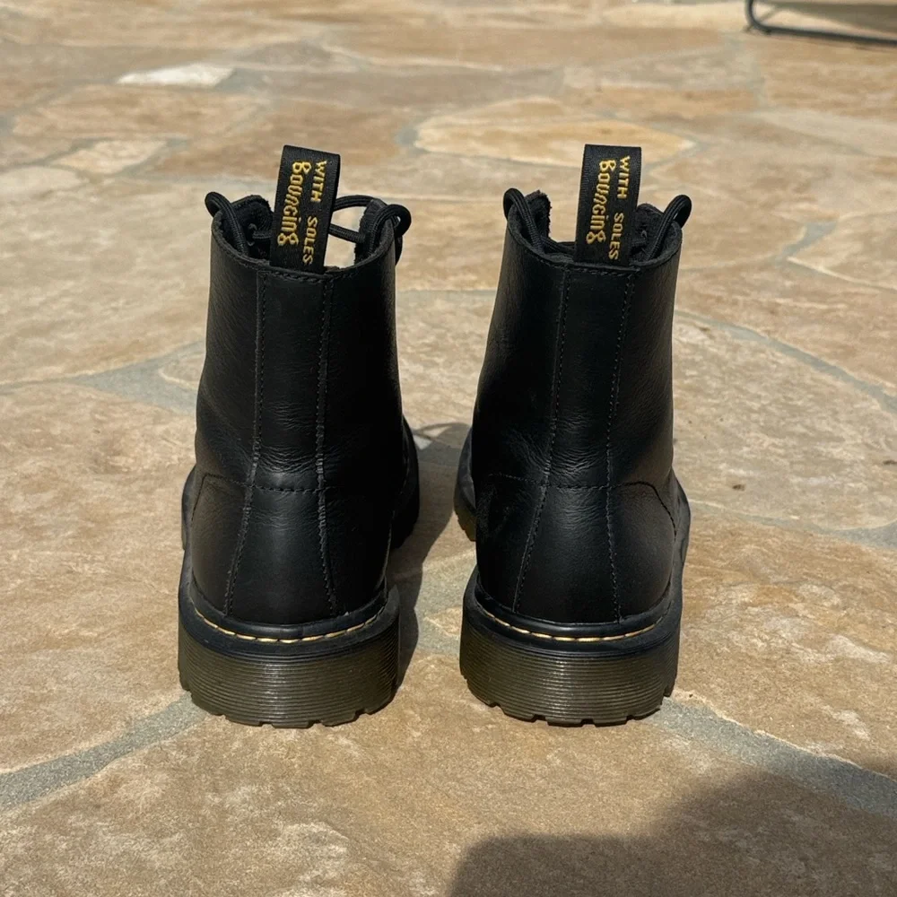 Dr. Martens Luana Black Lace-Up Boots - Picture 4 of 7